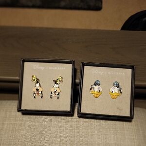 BaubleBar Disney Goofy and Donald Earrings Set